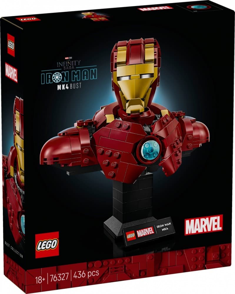 LEGO Marvel Poprsje Iron Mana MK4 76327 - Zbirateljski model