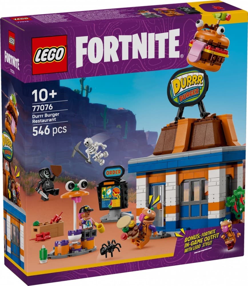 LEGO Fortnite restavracija Durrr Burger