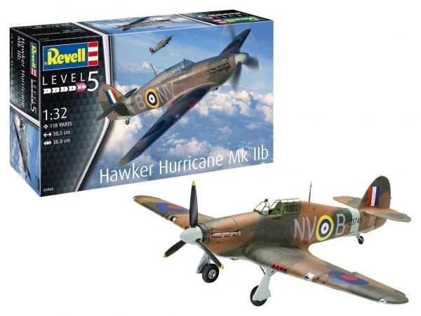 Model plastikový lietadlo Hawker Hurricane Mk.IIb 1/32 REVELL