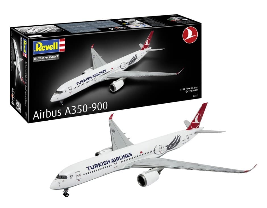 Model letala REVELL Airbus A350-900 Turkish Airlines 1/144