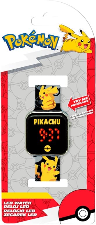 KIDS EUROSWAN LED ura s koledarjem, Pokemon 3