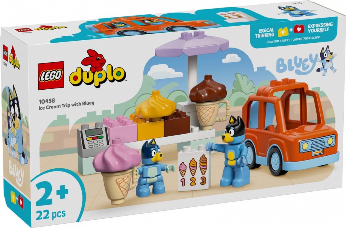 LEGO DUPLO Bluey: Pripelji sladoled izlet z Bluey (10458)