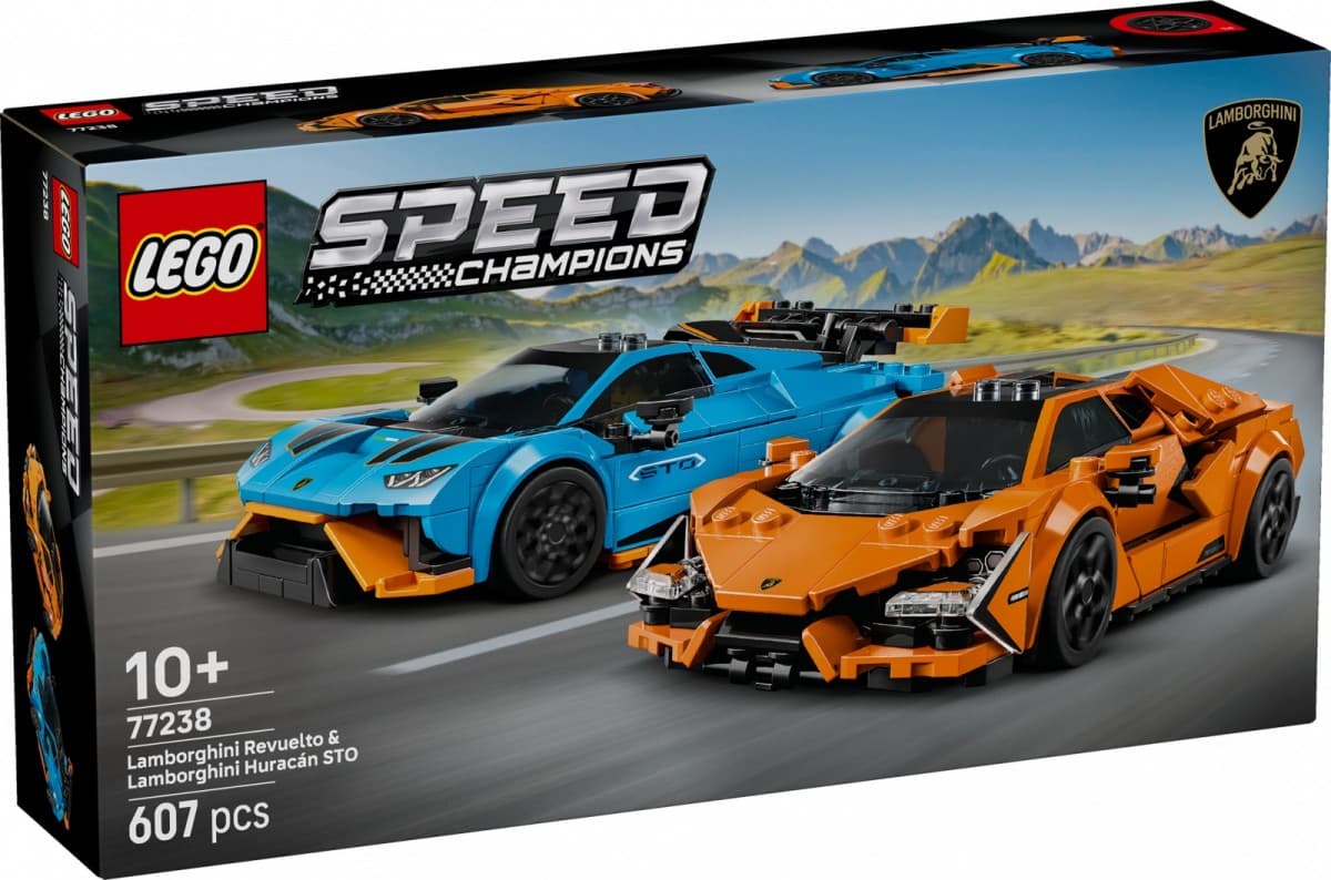 LEGO Speed Champions Lamborghini Revuelto in Huracán STO (77238)