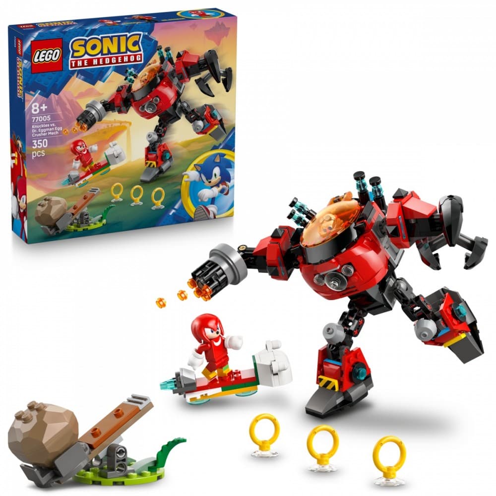 LEGO Sonic Knuckles proti Dr. Eggmanu v mechu Egg Crusher (77005) 8