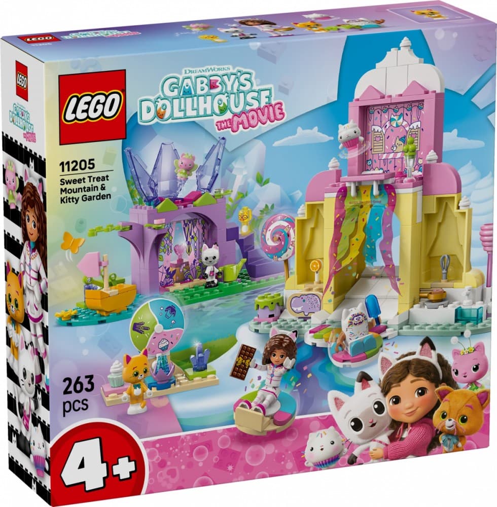 LEGO Kocki Koci Domek Gabi: Sladka gora in vrtiček