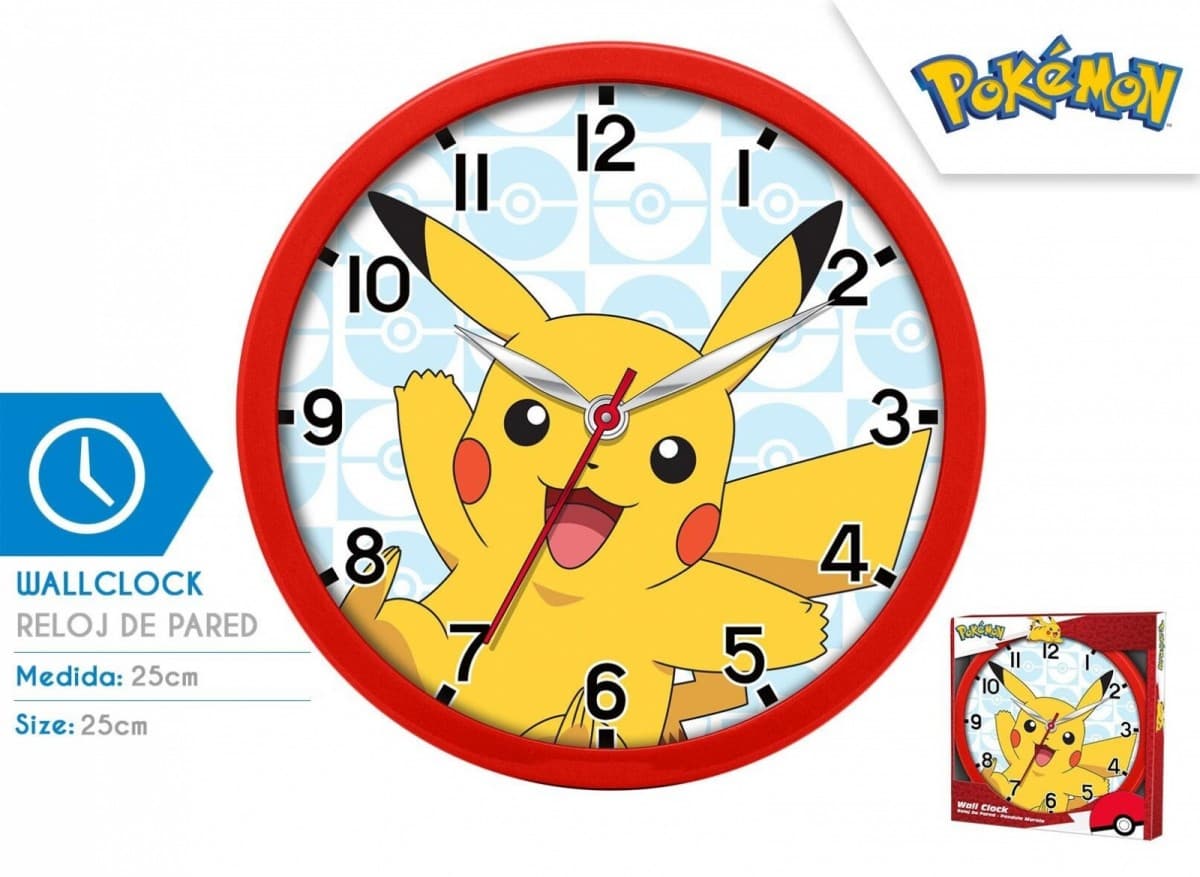 Stenska ura Pokémon Pikachu 25 cm 5