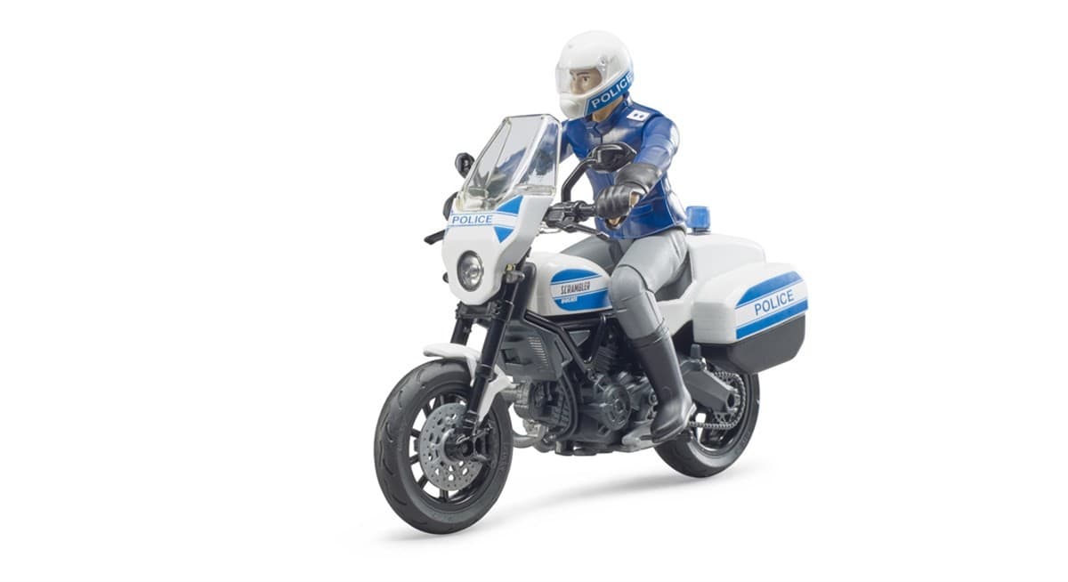 Policist na motorju Ducati Scrambler Bruder Bworld
