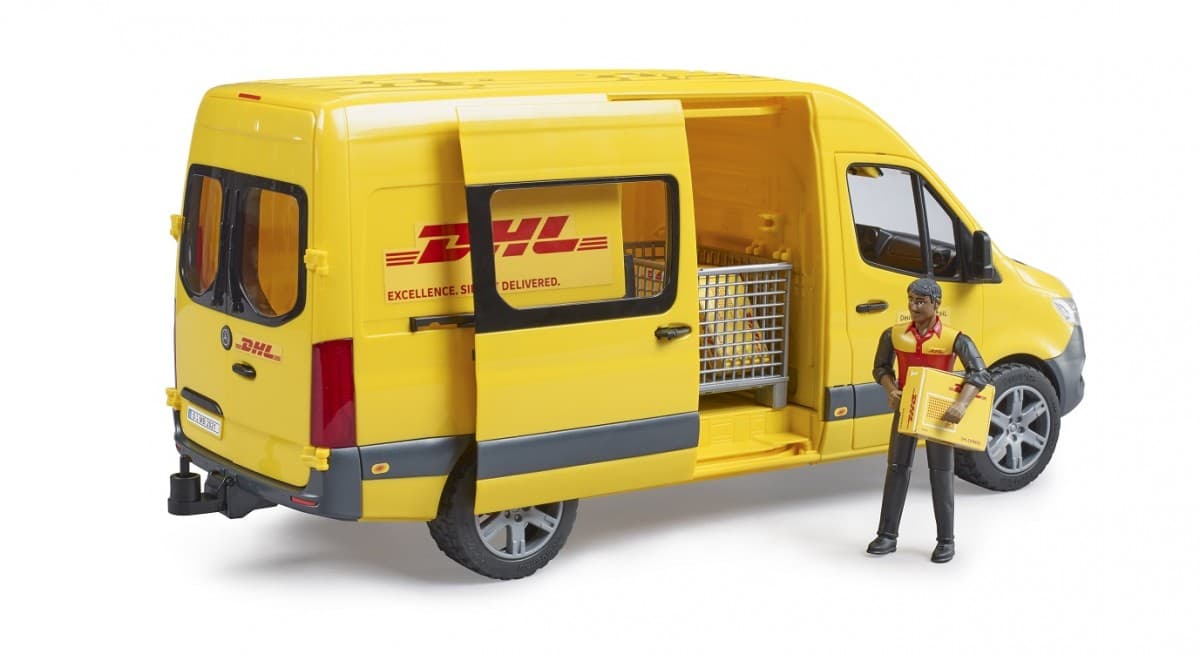 Avtobus MB Sprinter DHL s figurico in dodatki