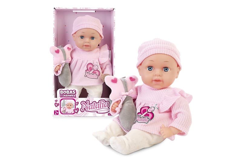 Lutka Natalia bobas 33 cm z darilom