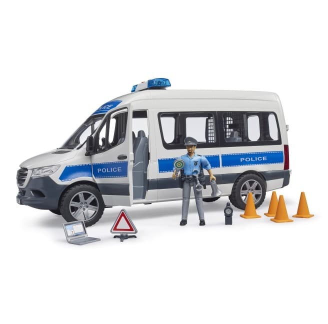 BRUDER Mercedes-Benz Sprinter policijski set z avtomobilom in modulom 5