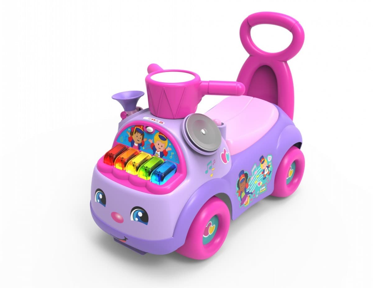 Glasbeni jeździk Fisher Price - Muzyczna Parada, roza