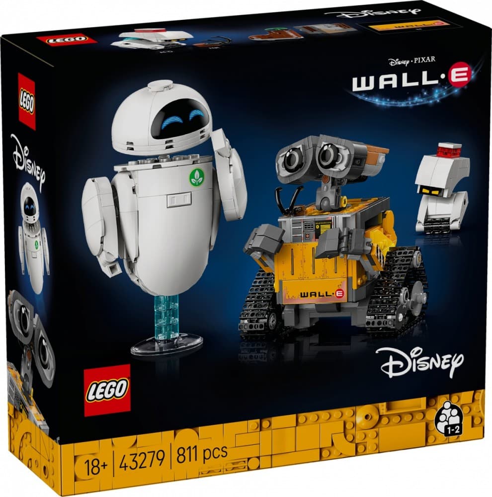 LEGO Disney Pixar WALL-E & EVE 43279 - komplet za odrasle