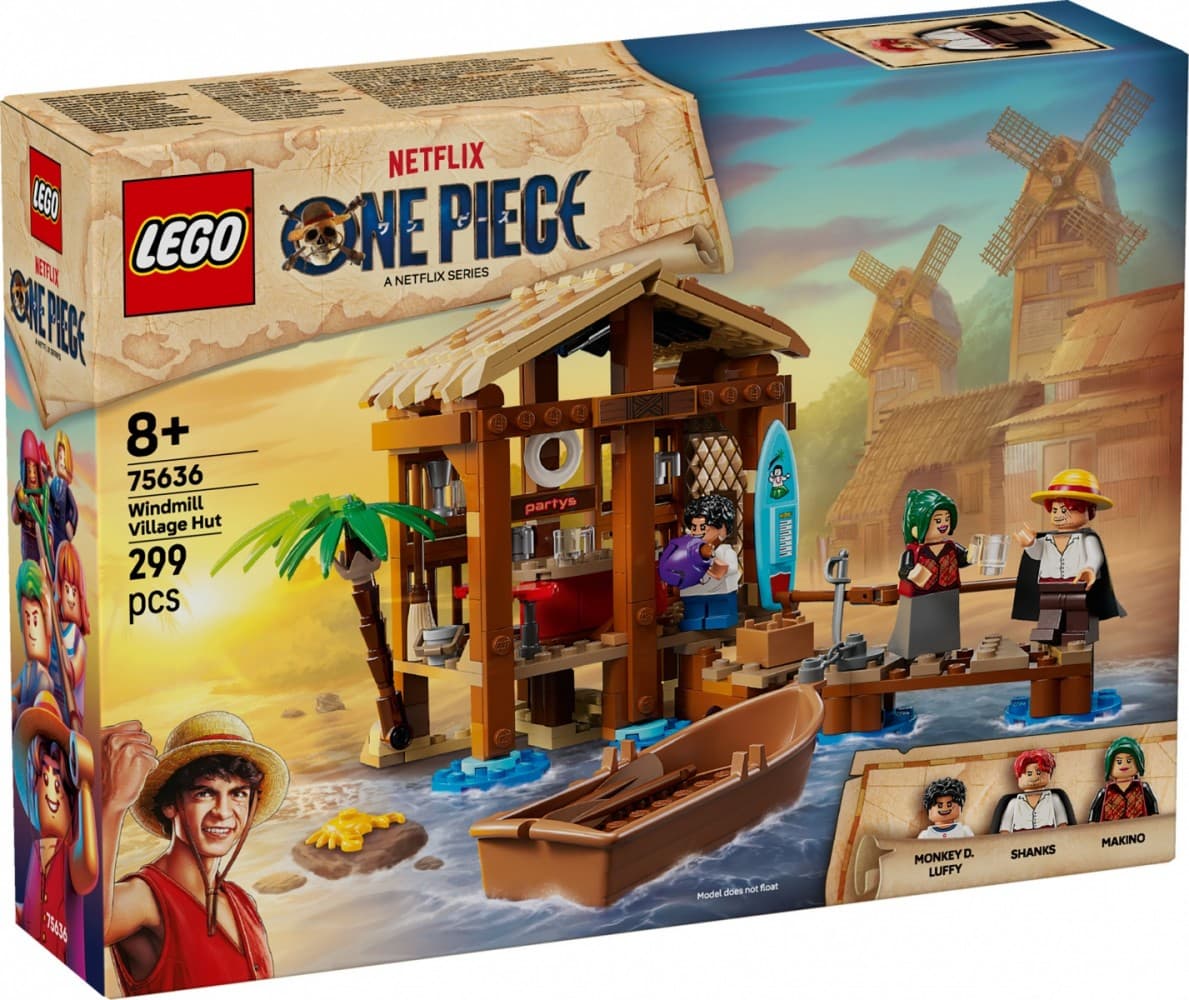 LEGO Kocke ONE PIECE: Chatka v vasi Fuusha
