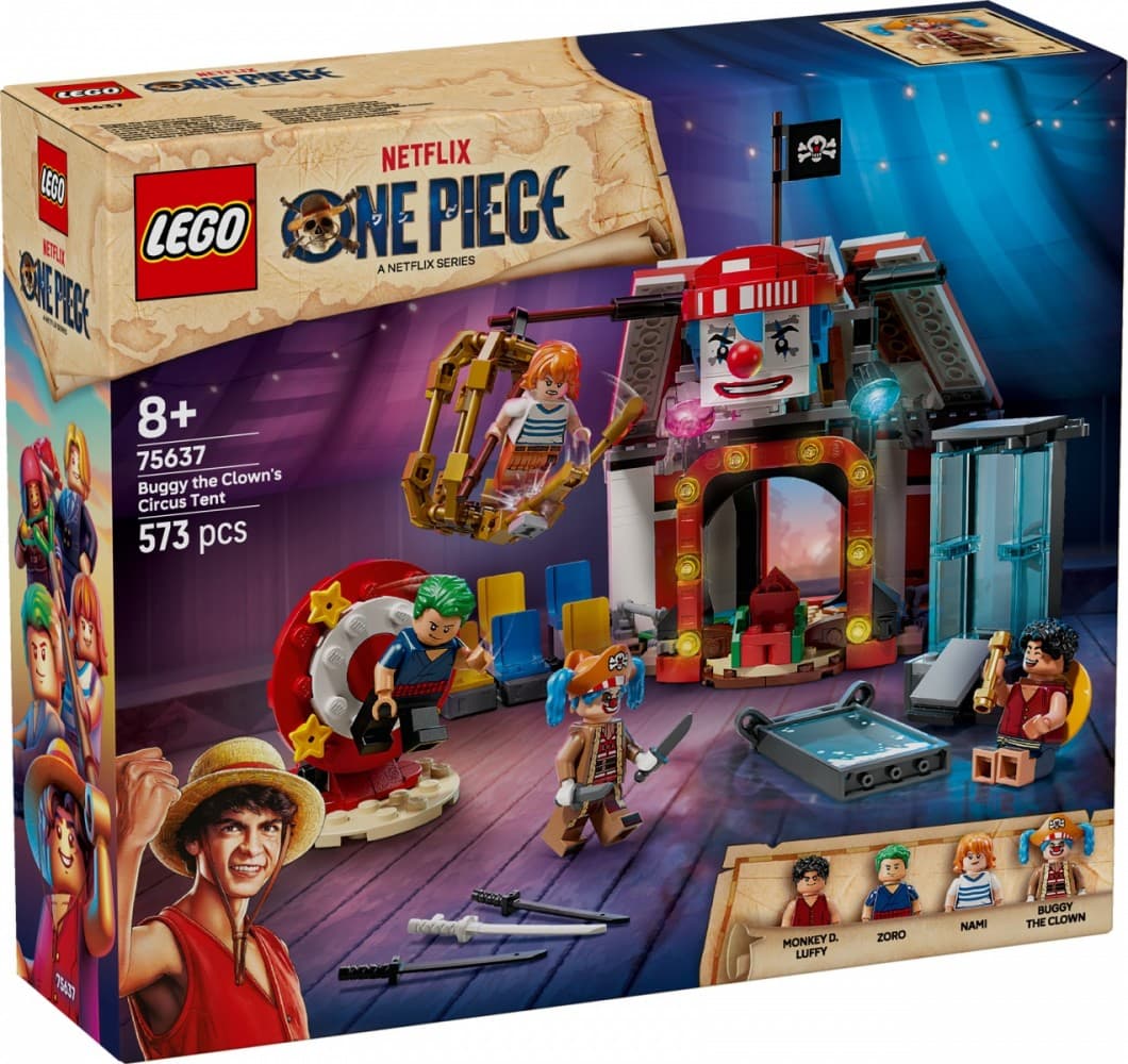 LEGO Kocke ONE PIECE: Šotor cirkusa Buggyja