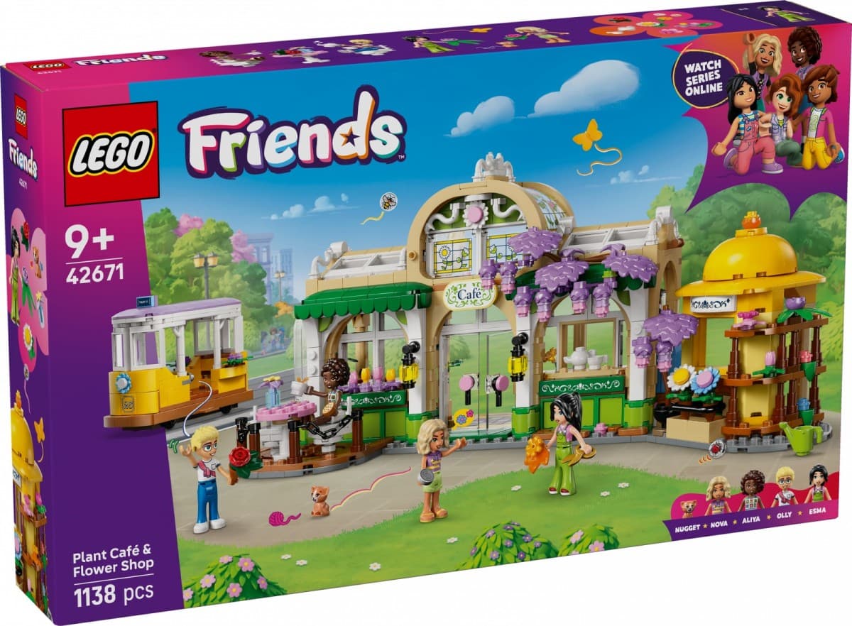LEGO Friends 42671 Zelena kavarna in cvetličarna
