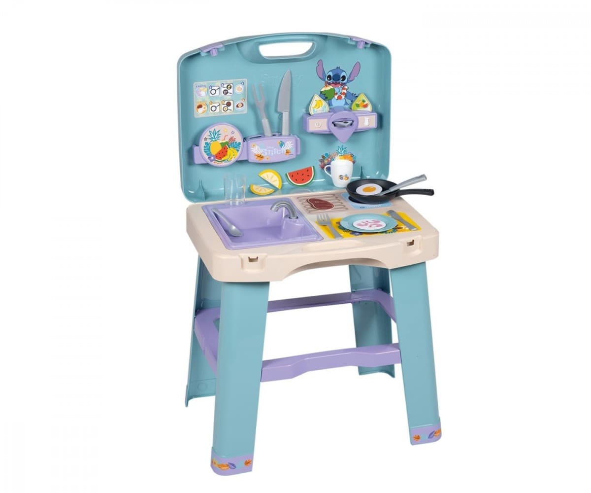 SMOBY Stitch otroška kuhinja v kovčku