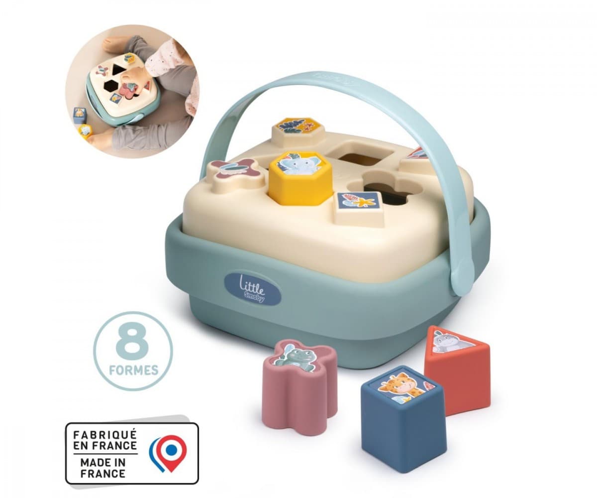 SMOBY Sestavljanka oblik v košarici