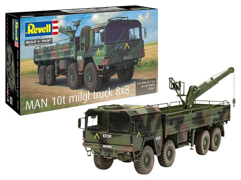 Model za sestavljanje: MAN 10t 8x8 (REVELL 1:35)