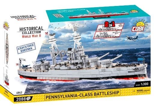 Kocke COBI Pennsylvania - Class Battleship (2v1) - Executive Edition