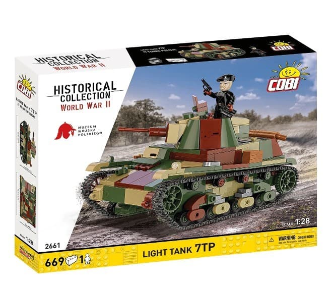 Kocke COBI Light Tank 7TP, 669 kock