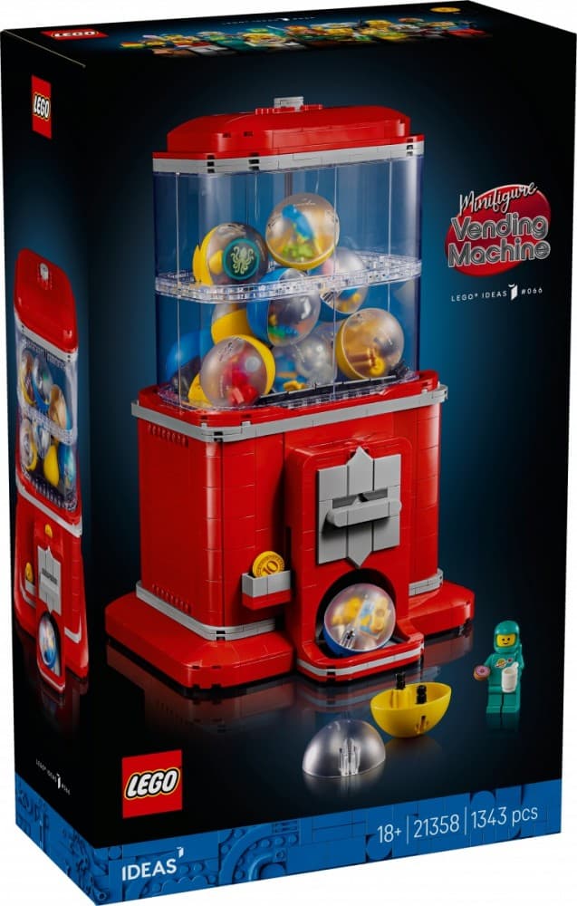 LEGO Ideas 21358 Stroj z minifigurkami - Retro okras