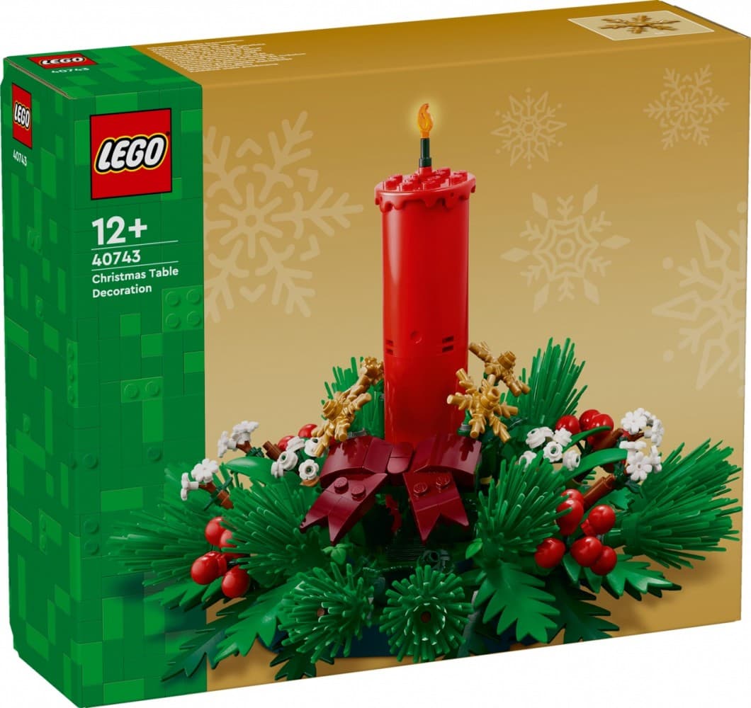 LEGO Icons 40743 Božična dekoracija za mizo, 12+ let
