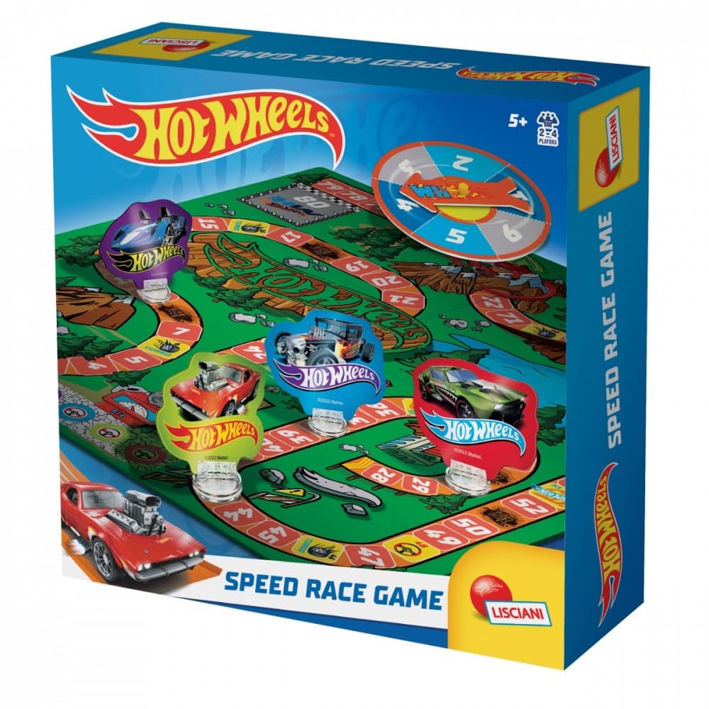 LISCIANI Hot Wheels - Družabna igra dirkanje