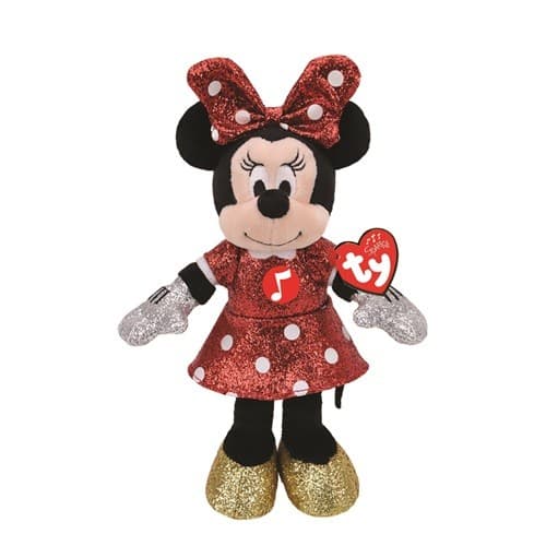 Plišasta igrača METEOR, miška Minnie z zvokom, 20 cm