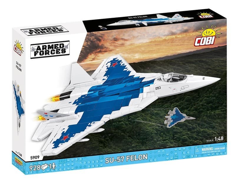 Sestavljivi model lovca Su-57 Felon 928 kock