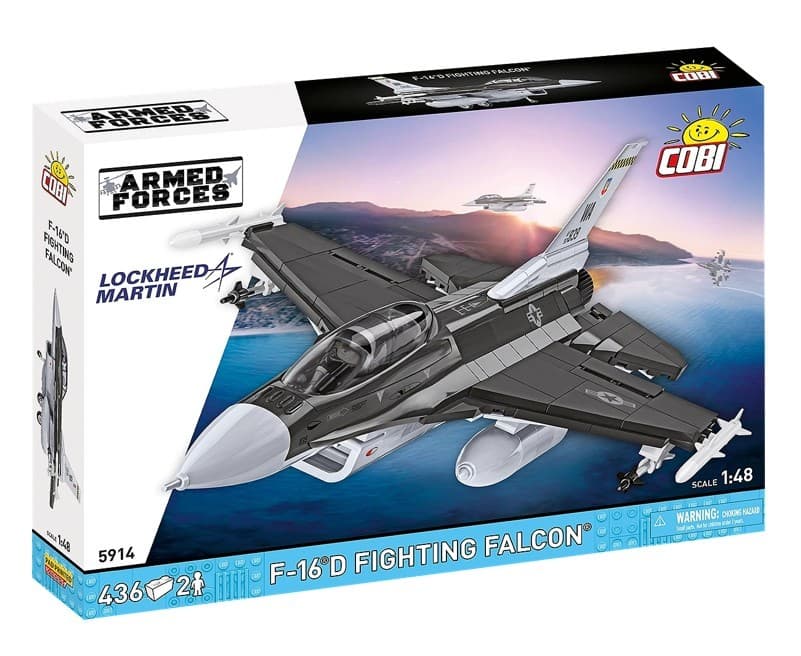 Kocke COBI F-16D Fighting Falcon, 436 kos.