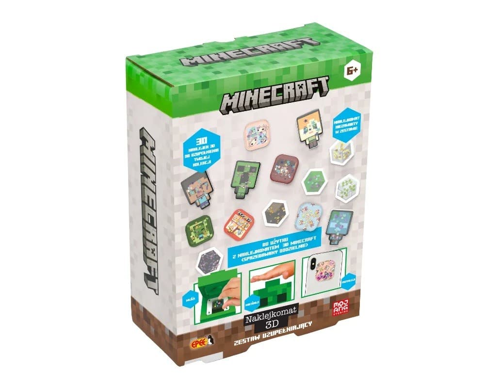 EPEE "Naklejkomat 3D" Minecraft - dopolnilni set
