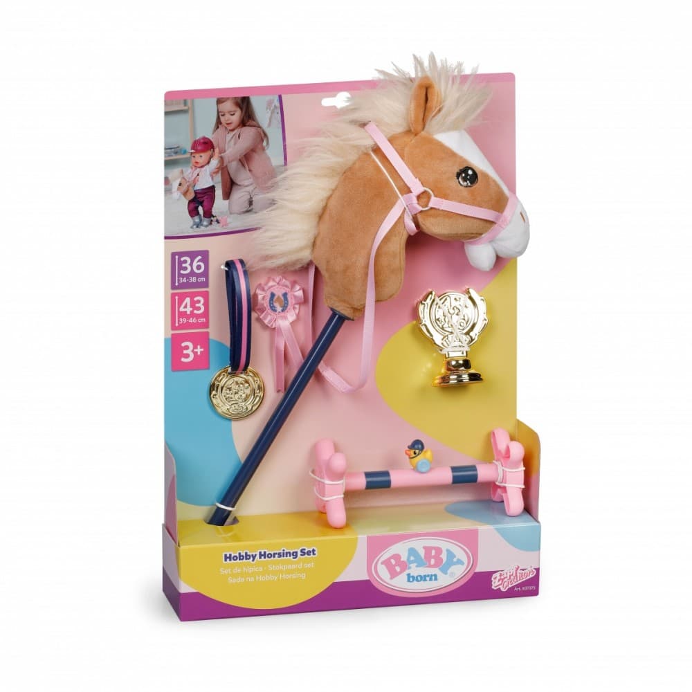 ZAPF Baby born Komplet Hobby Horsing za lutko (43 in 36 cm)
