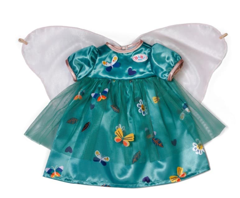 ZAPF BABY born Obleka z metulji za punčko 43 cm