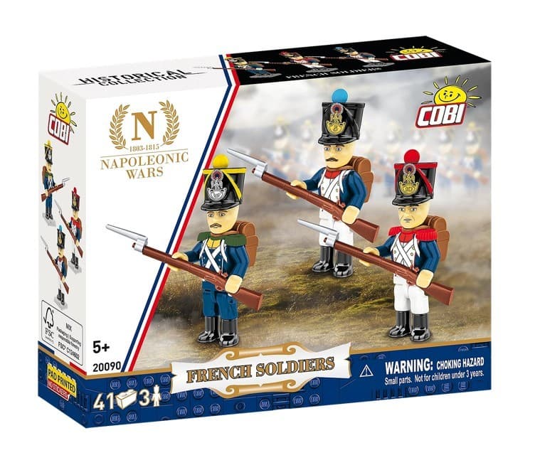 Kocke COBI Francoski vojaki Napoleona, 41 elementov