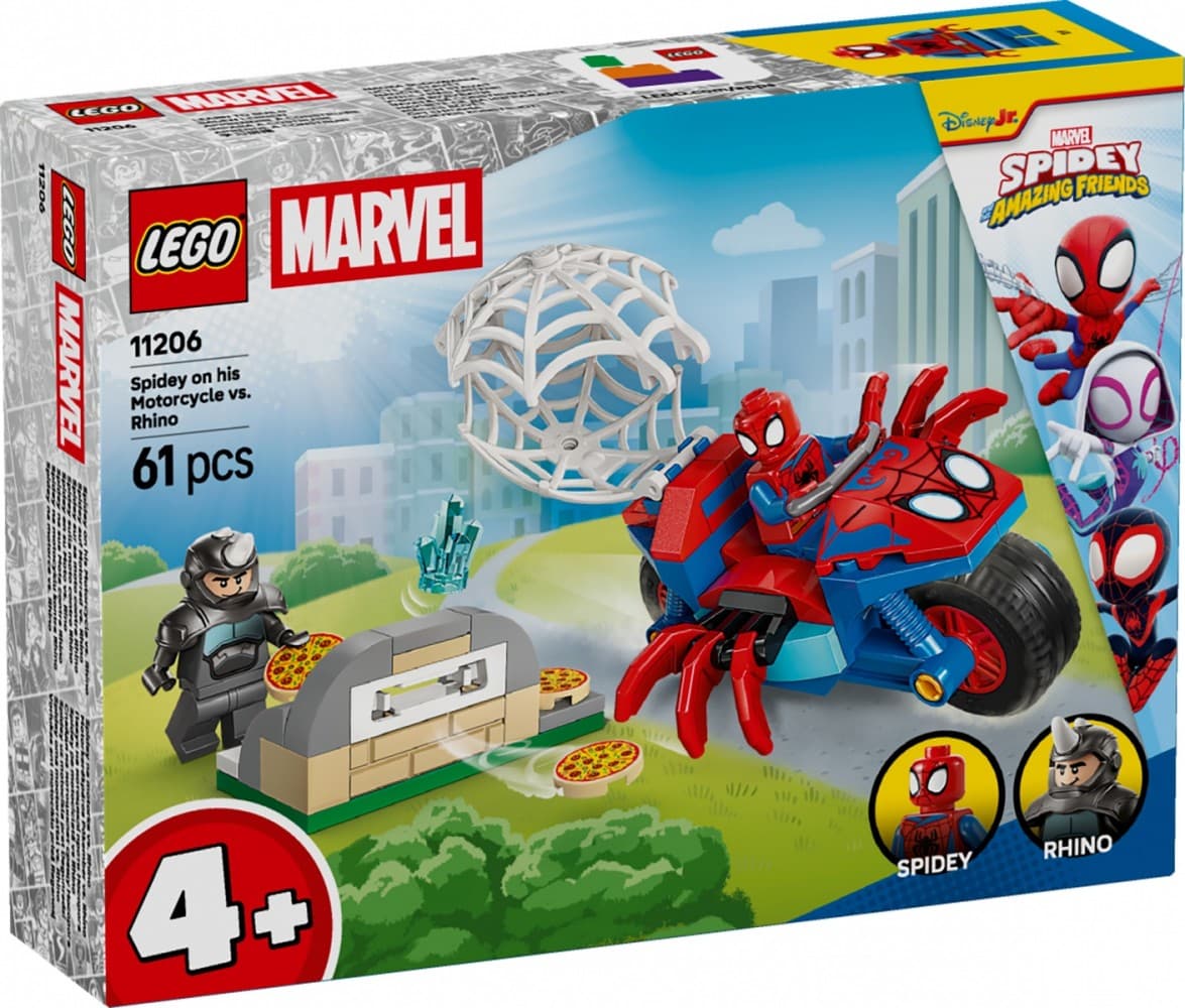 LEGO SPIDEY 11206 Spidey na motorju proti Rhino