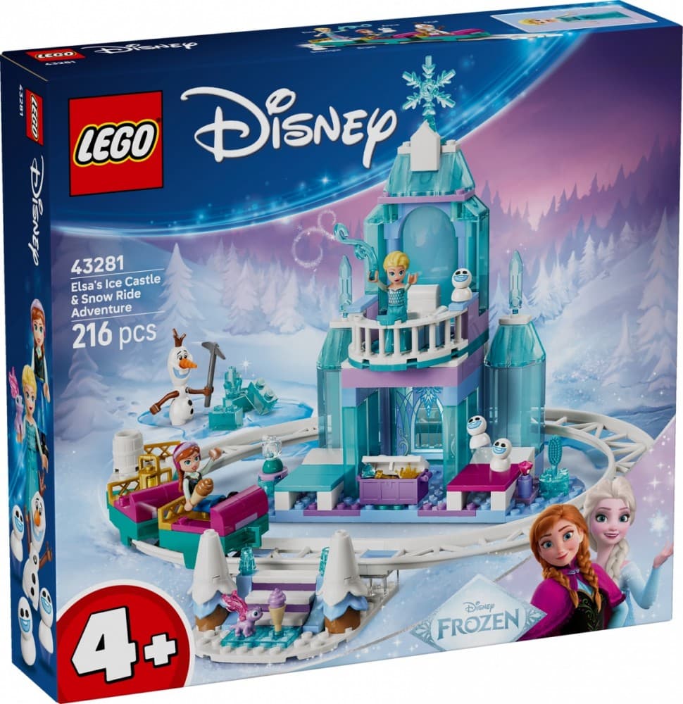 LEGO Disney 43281 Ledeni grad Elze in Sani: Komplet s figurami
