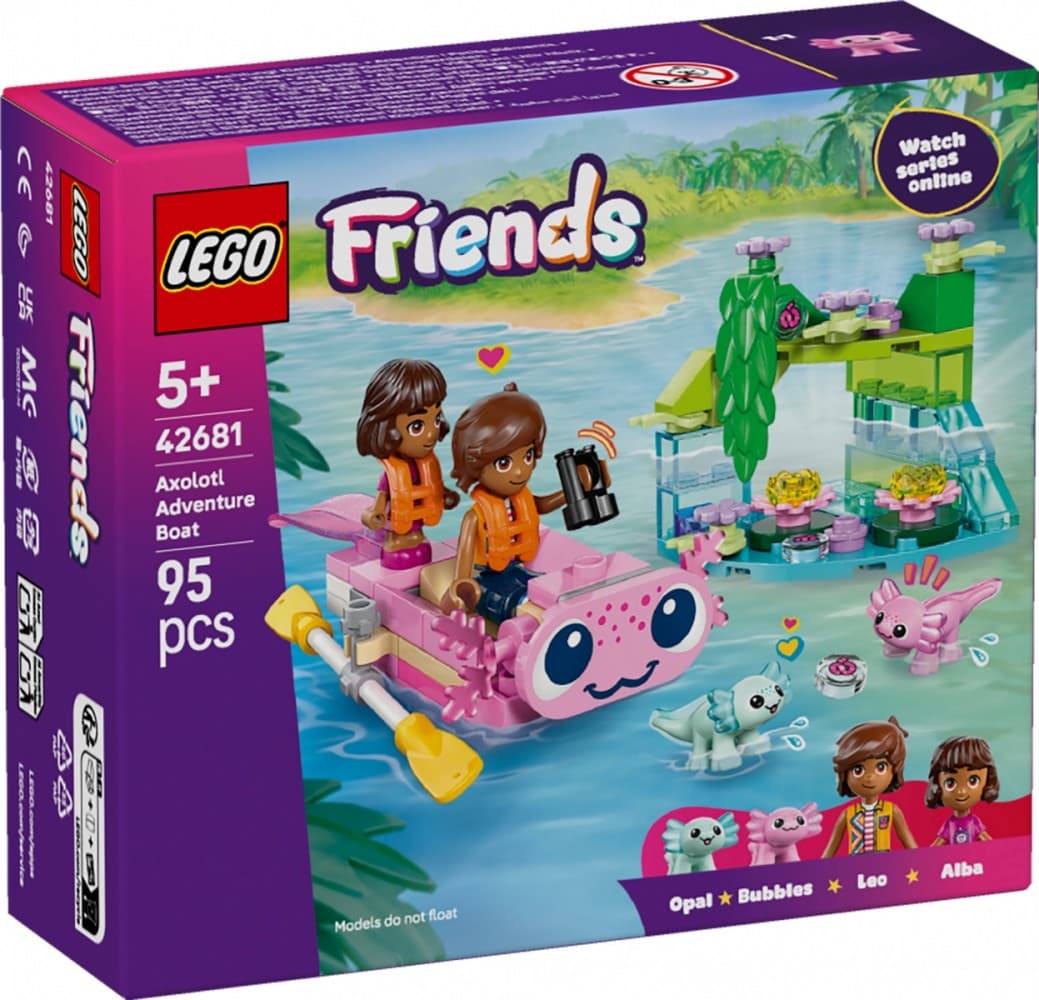 LEGO Friends 42681: Avantura na čolnu z aksolotlom