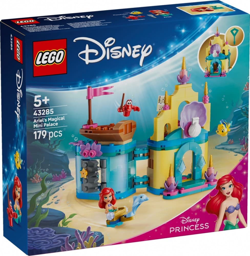 LEGO Disney 43285 Arielin čarobni minipalček: Komplet v mikroskali