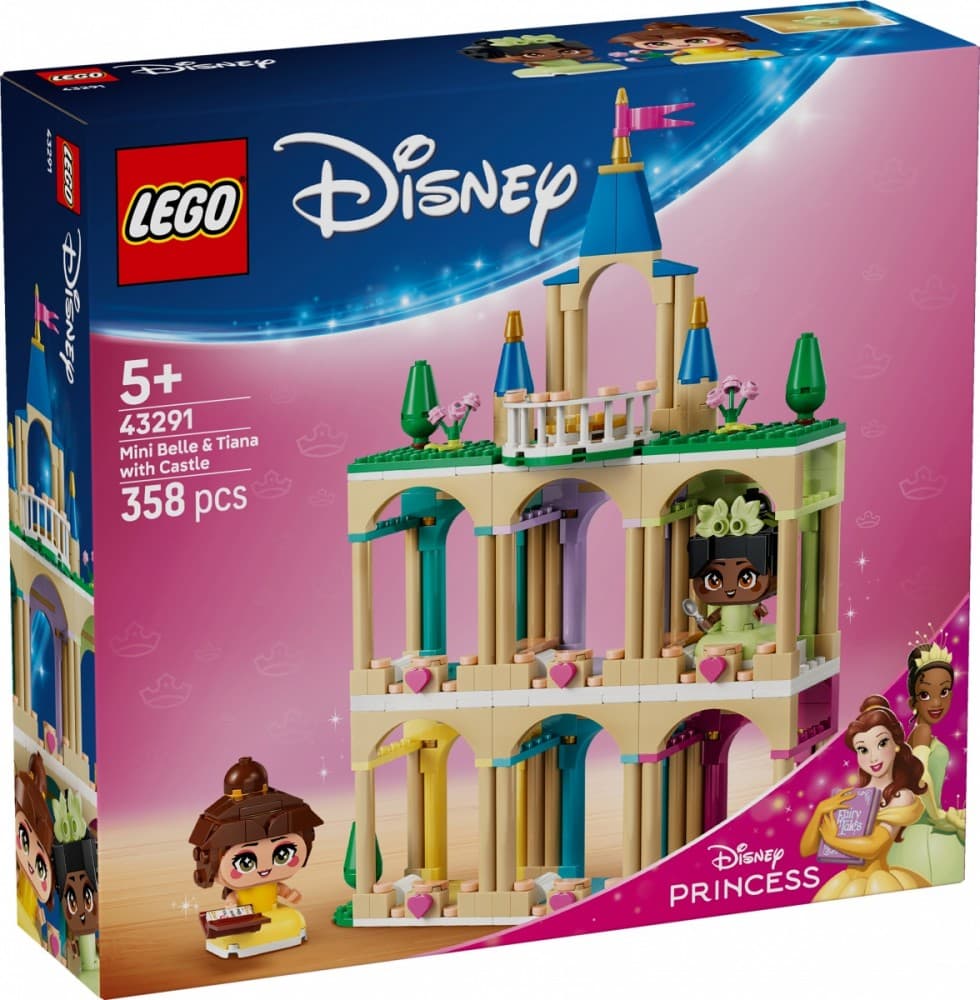LEGO Disney 43291 Mala Bella in Tiana z gradom: Komplet s princesa