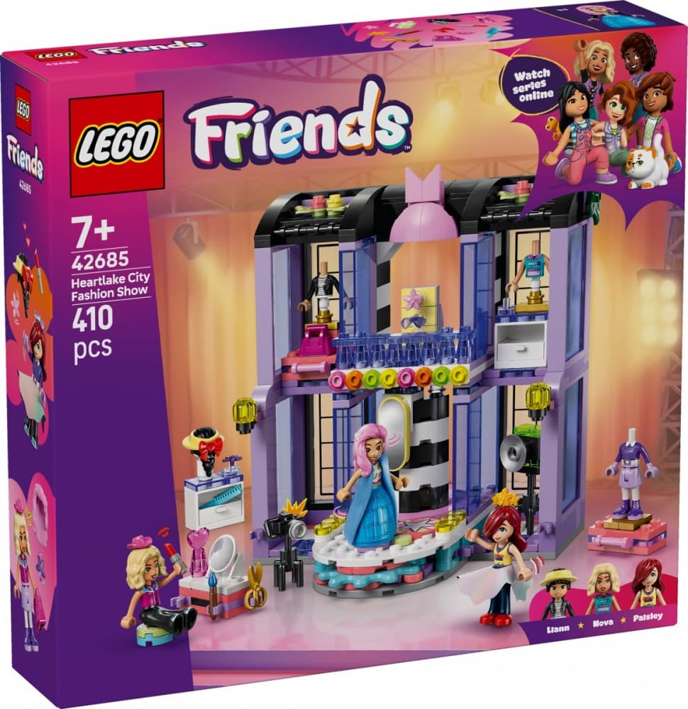 LEGO Friends 42685 Modna revija v mestu Heartlake: Komplet za ustvarjanje