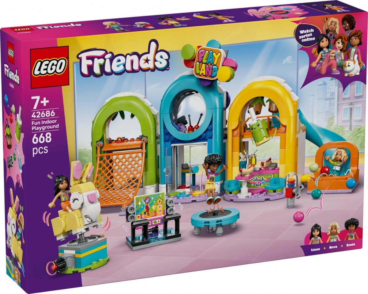 LEGO Friends 42686 Čudovita igralnica: Zabaven komplet za otroke