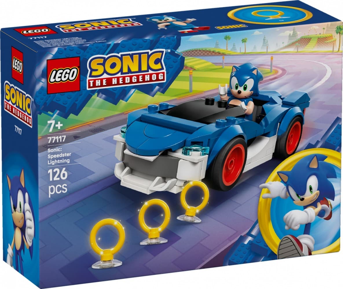 LEGO Sonic 77117: Sonicov dirkalnik Speedster Lightning