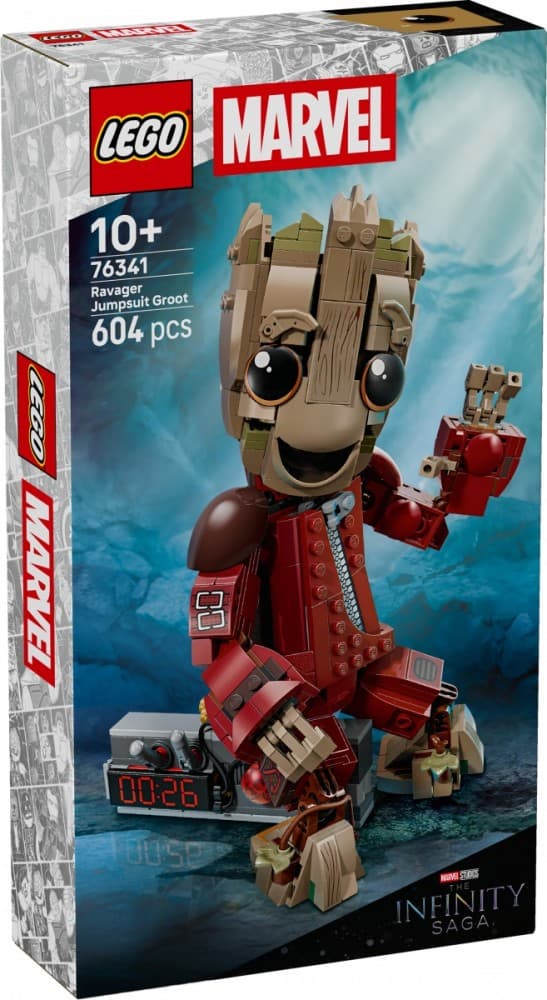 LEGO Super Heroes 76341 Groot v oblačilu Ravagerja: Premična figura