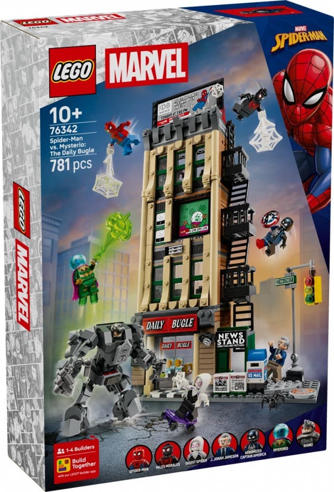LEGO Super Heroes Spider-Man proti Mysteriu: Daily Bugle 76342