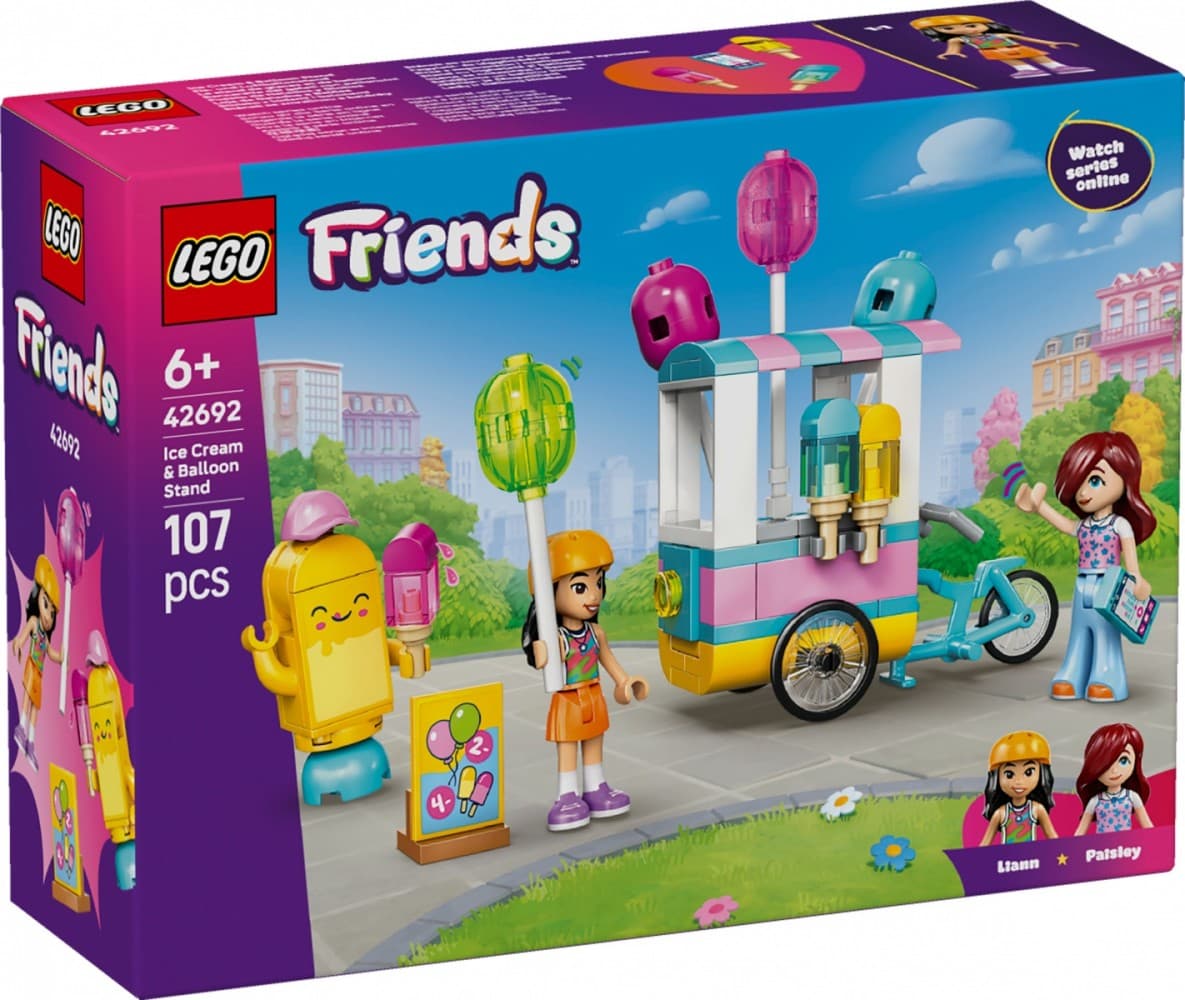 LEGO Friends 42692 - Stojalo s sladoledom in baloni