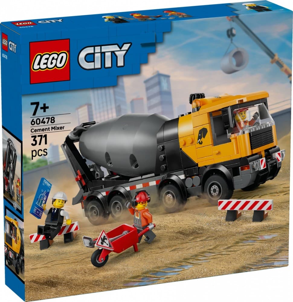 LEGO City Betonska mešalna naprava 60478
