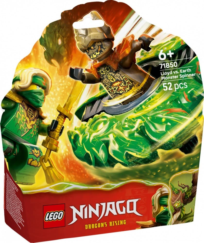 LEGO NINJAGO - Lloyd proti Zmutiranemu Glinastemu pošasti na Spinnerju (71850)