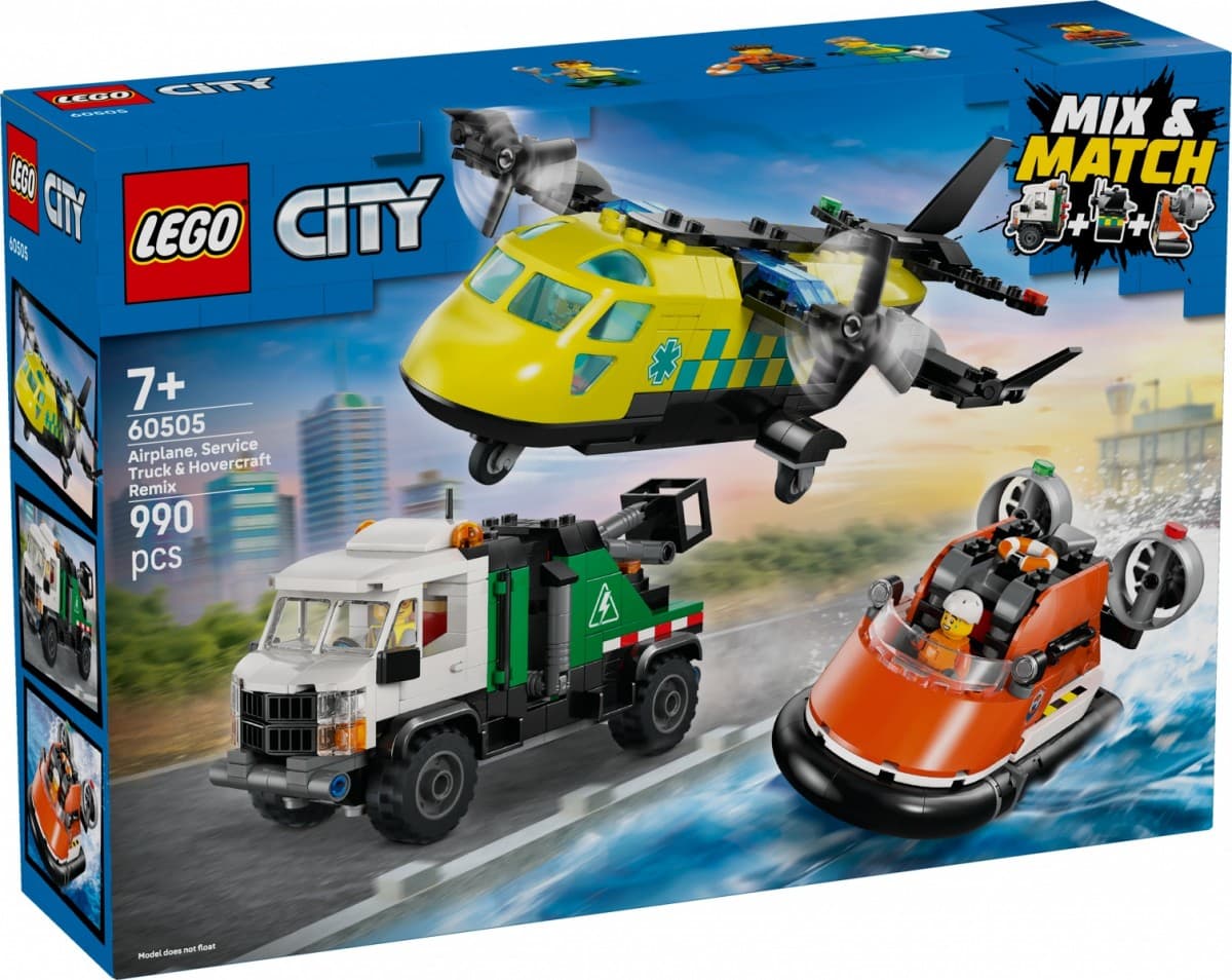 LEGO City 60505: Reševalni set s samostojnim letalom in podvozjem