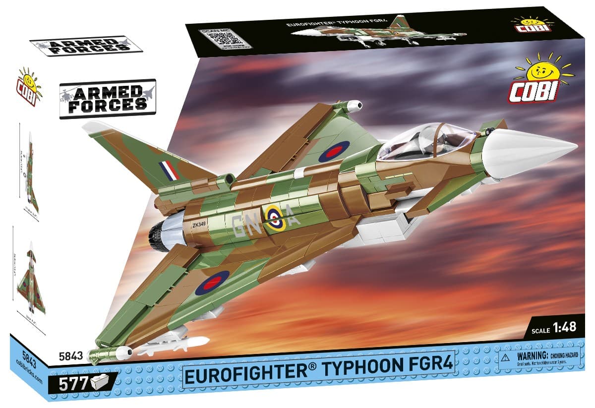 COBI Kocke: Lovski letalo Eurofighter Typhoon FGR4