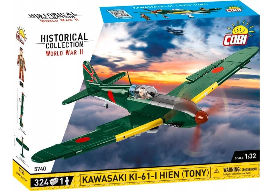 COBI Kocke: Lovski letalo WW II Kawasaki Ki-61 "Tony"